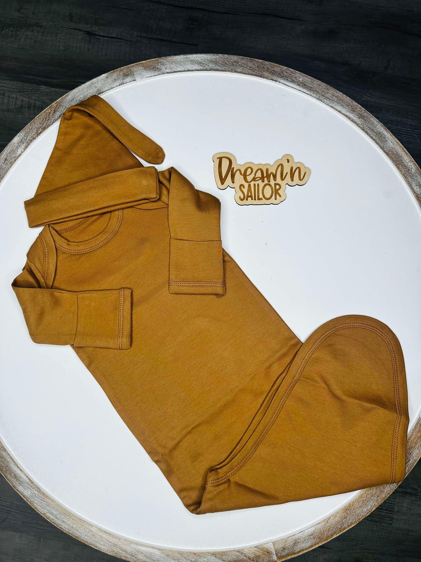 Custom Embroidered name on Hospital Baby Gown
