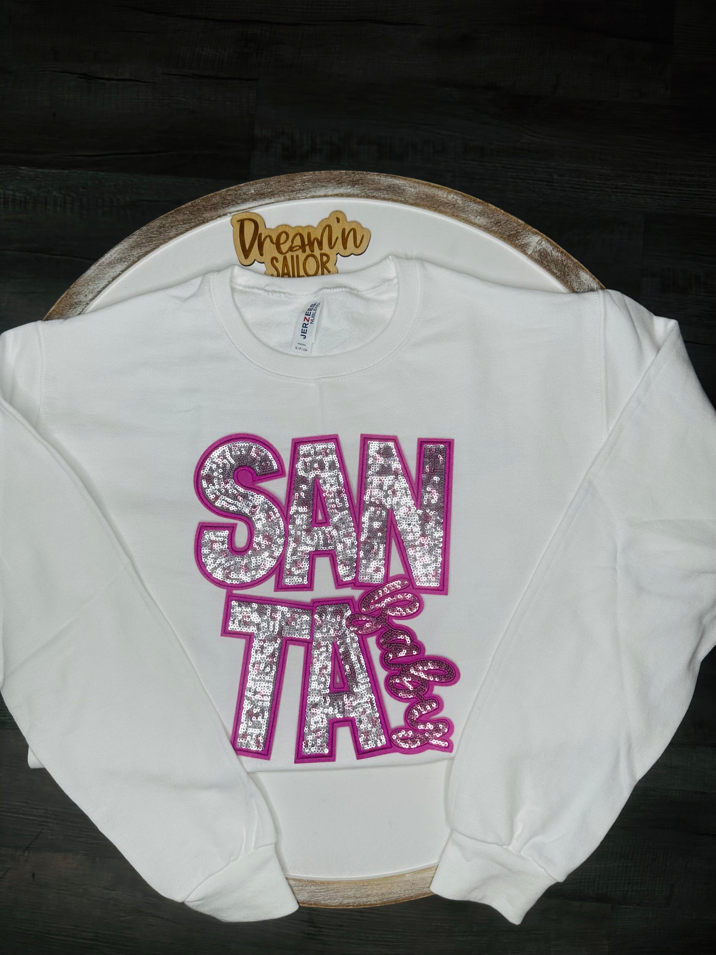 Christmas Patch Crewneck Sweatshirt