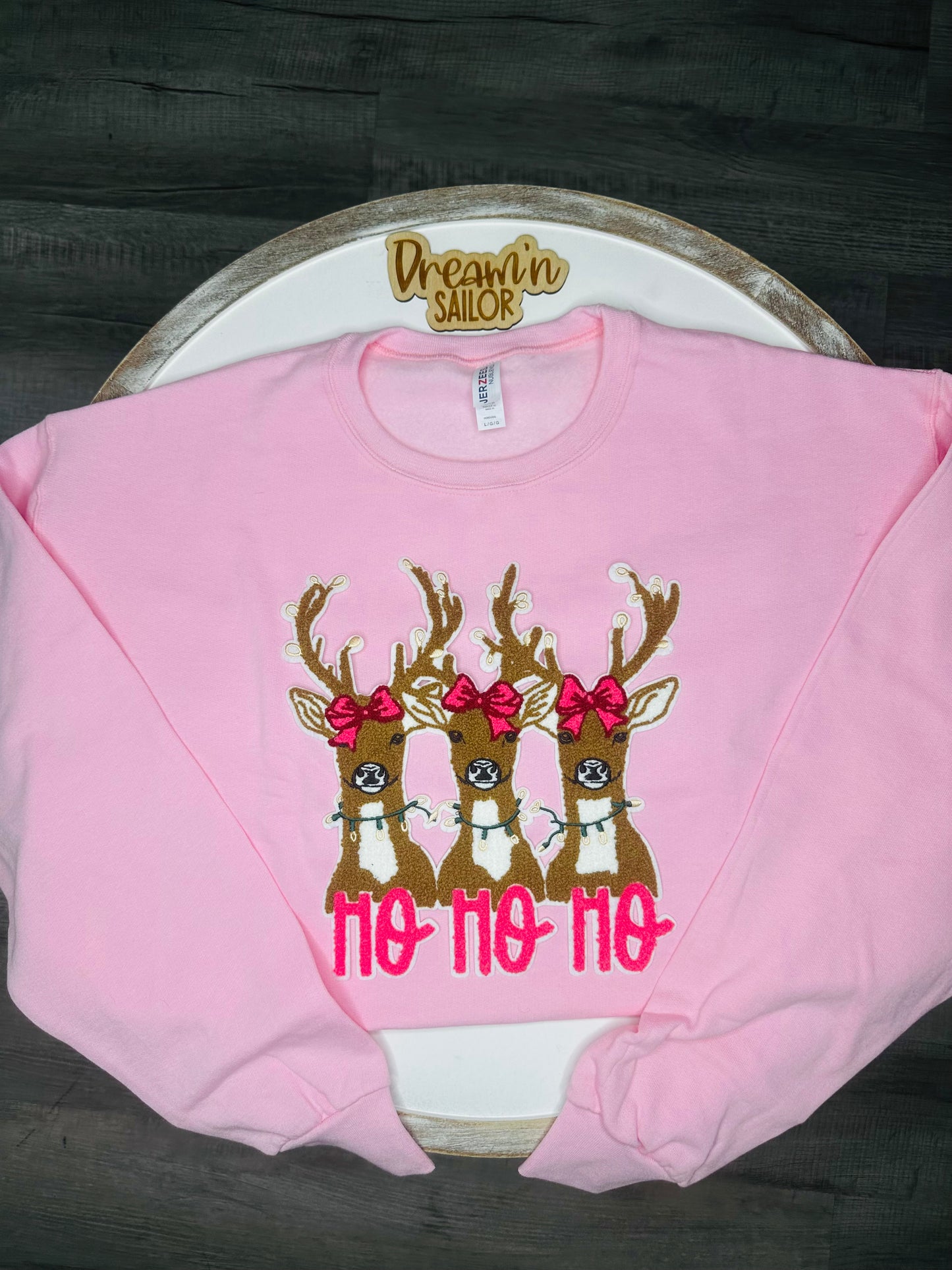 Christmas Patch Crewneck Sweatshirt