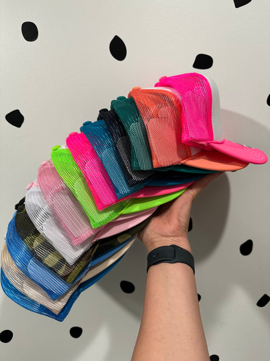 Embroidered Trucker Hat Customs